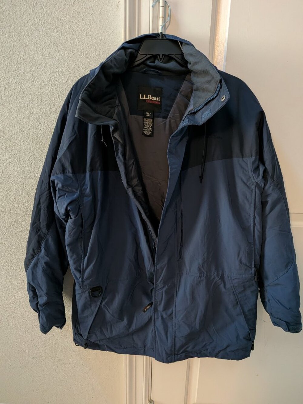 LL Bean Outdoors Jacket Mens Large Tall Thinsulate Hooded Coat
